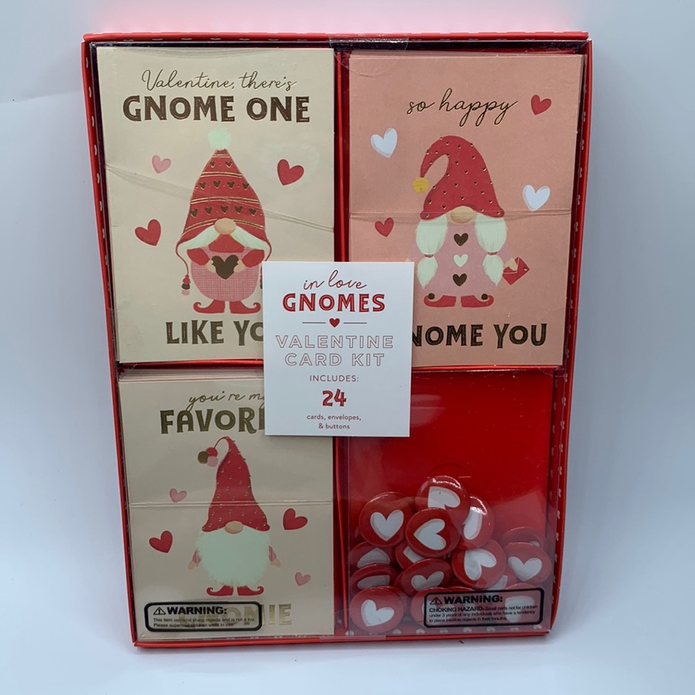 💕 Valentines Card Kit “IN LOVE GNOMES”.